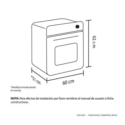 Horno HG Casia 60 NE GN